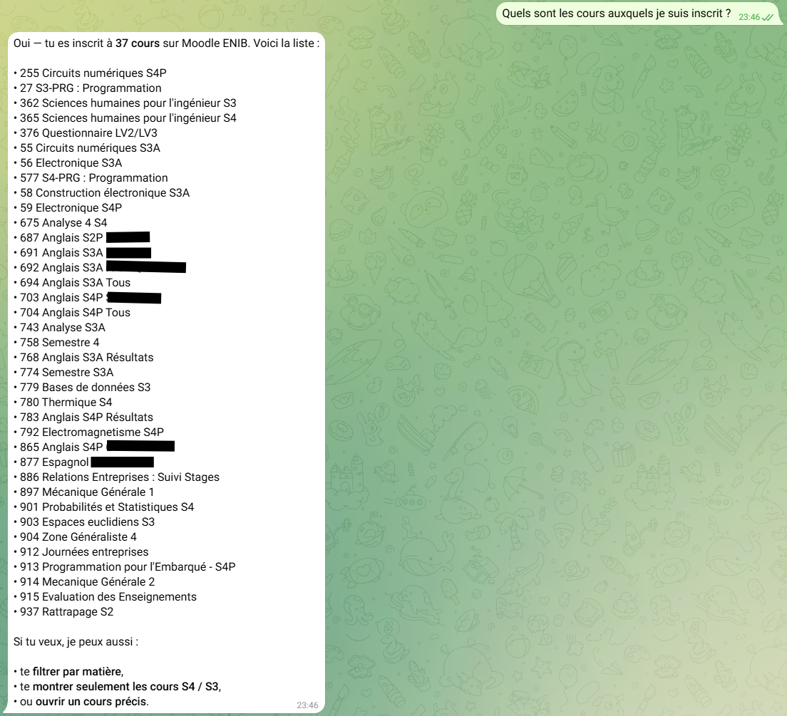 Liste des cours|inline